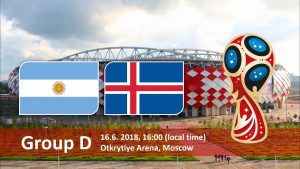 World Cup 2018, Argentina vs Iceland