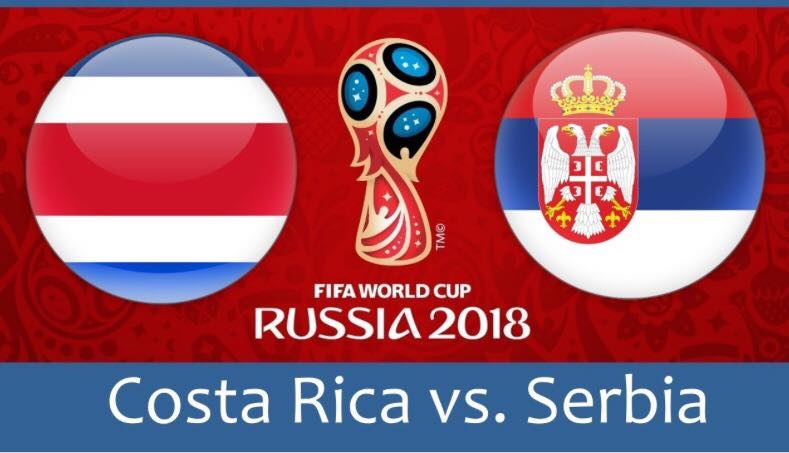 World Cup 2018, Costa Rica vs Serbia