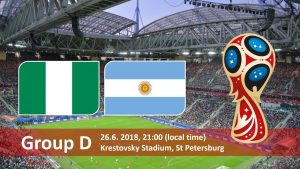 World Cup 2018, Nigeria vs Argentina