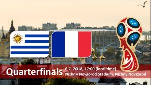 World Cup 2018, Uruguay vs France